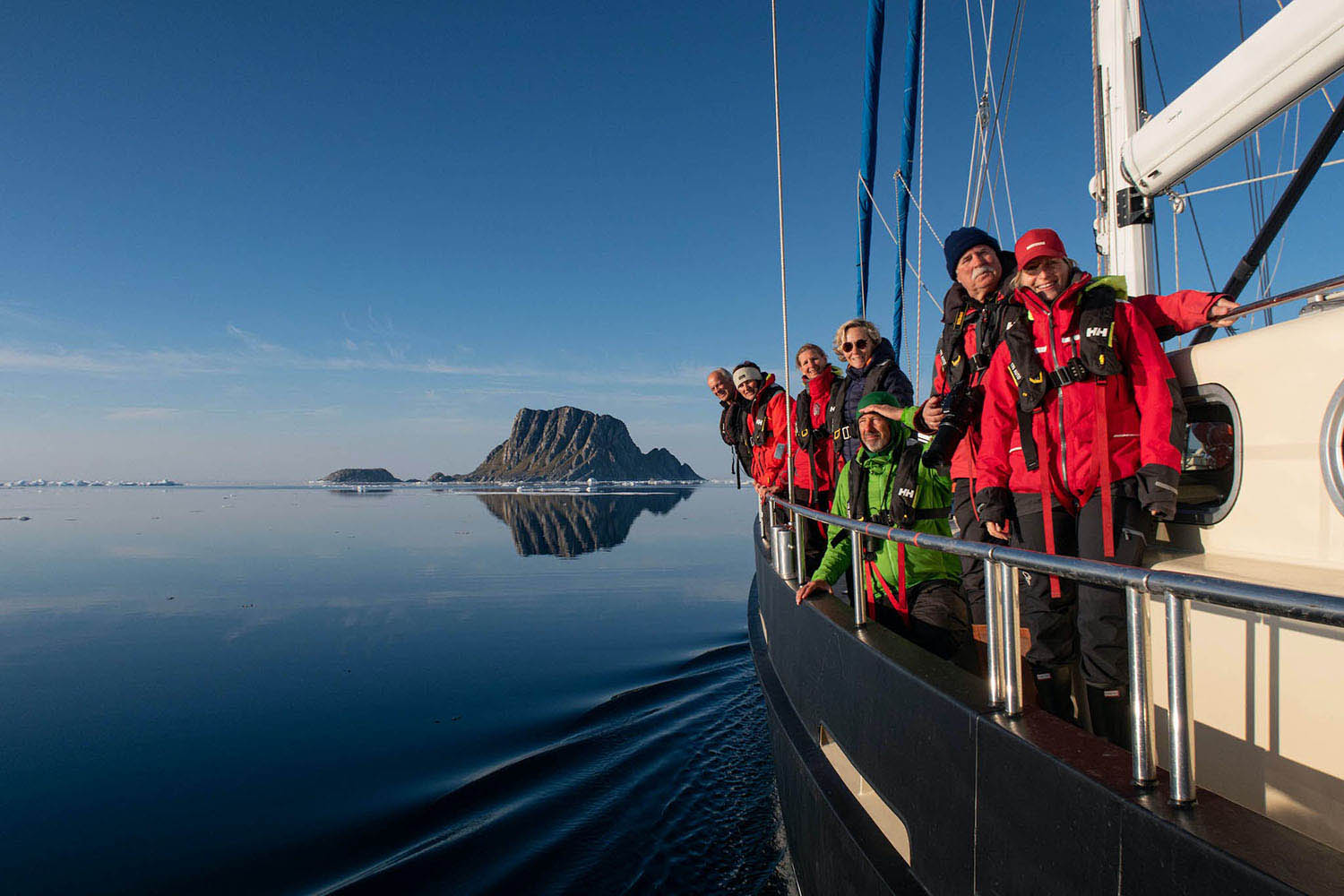 banquise et archipel Sjuøyane au Spitzberg - l'équipage de Valiente ©Sailnorway