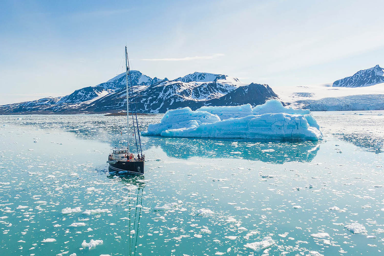 voyage navigation - banquise et archipel Sjuøyane au Spitzberg Copyright Seilnorge 13
