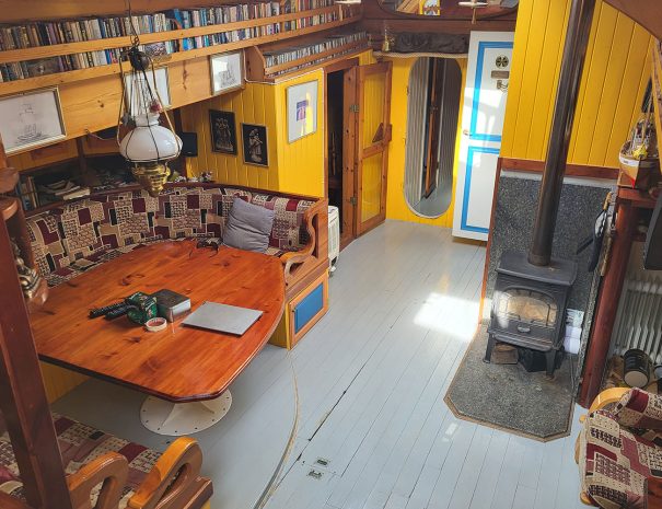 Goxsheim - intérieur -traversée de la mer de Barents - expéditions -navigation partenaire