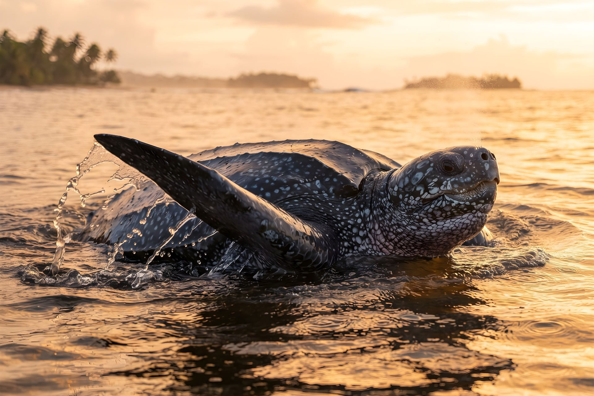 Voyage scientifique en Guadeloupe - Cétacés, faune marine et écosystèmes de Guadeloupe - Tortue Luth